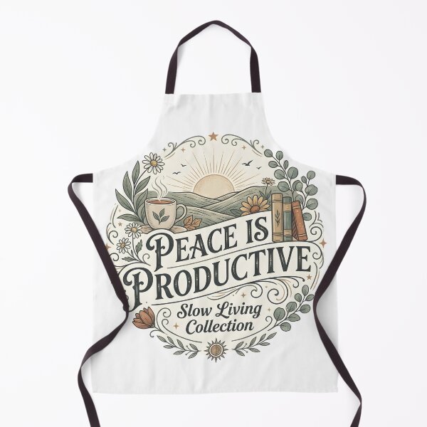 Item preview, Peace Is Productive Shirt, Slow Living Tee, Mindfulness Shirt, Cozy Lifestyle Gift, Introvert Apparel, Calm Mind Tee designed and sold by softmind studio.
