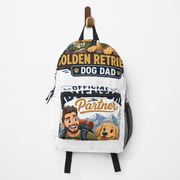 Item preview, Official Adventure Partner Golden Retriever Dog Dad T-Shirt designed and sold by Ashley critters.