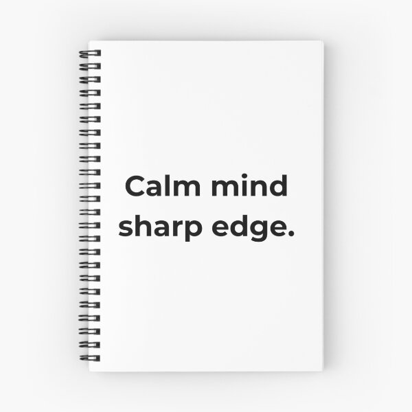 Item preview, Calm mind sharp edge. designed and sold by MPSTUDIOPL.