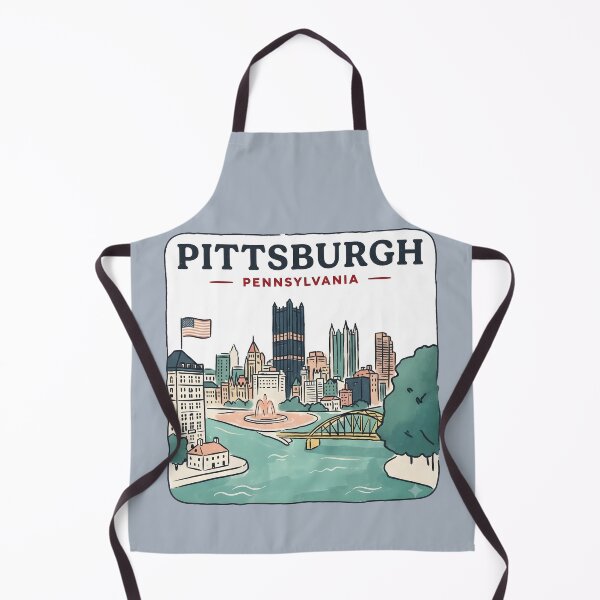 Item preview, Pittsburgh Pennsylvania Skyline Cute Cityscape designed and sold by HowToCanadian.