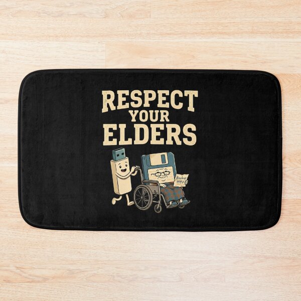 Item preview, Respect Your Elders Funny Retro Tech Floppy Disk USB Drive designed and sold by LunaMagicStudio.