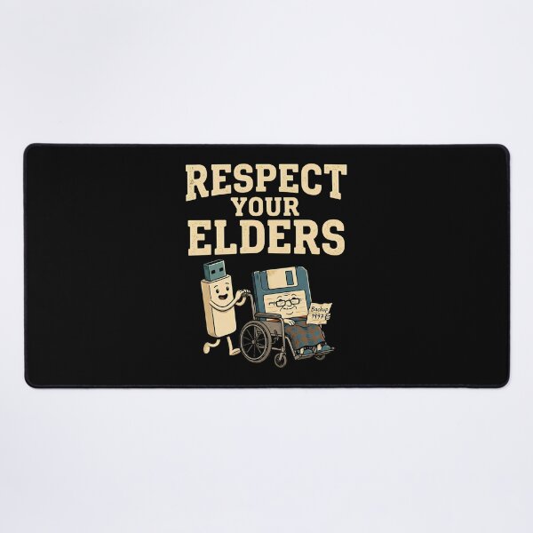 Item preview, Respect Your Elders Funny Retro Tech Floppy Disk USB Drive designed and sold by LunaMagicStudio.