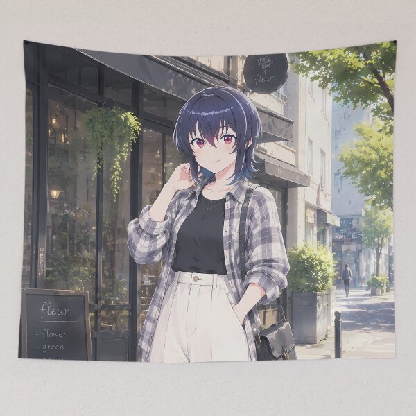 Item preview, Umi Asanagi Second Prettiest Girl Sunny Cafe Walk designed and sold by MartyHinson.