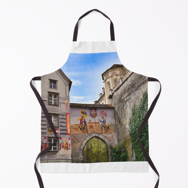 Item preview, Gate of Lamberg Castle with colourful frescos, Steyr, Upper Austrian, Austria designed and sold by goceris.