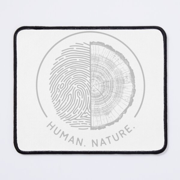 Item preview, Human Nature – Fingerprint & Tree Rings Mountain Hiking Adventure Design designed and sold by GabeMountainArt.