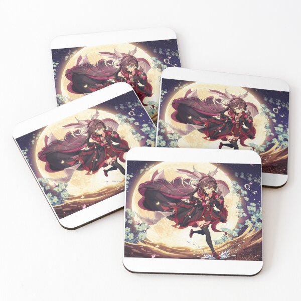 Item preview, Moonlight Runner – Red Hair Anime Girl in the Night designed and sold by Revyra Design .
