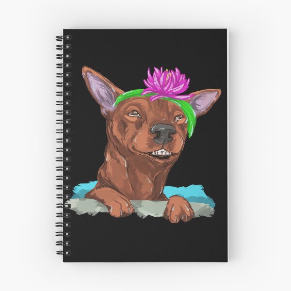 Item preview, Funny Dog with water lily designed and sold by Antiope33.