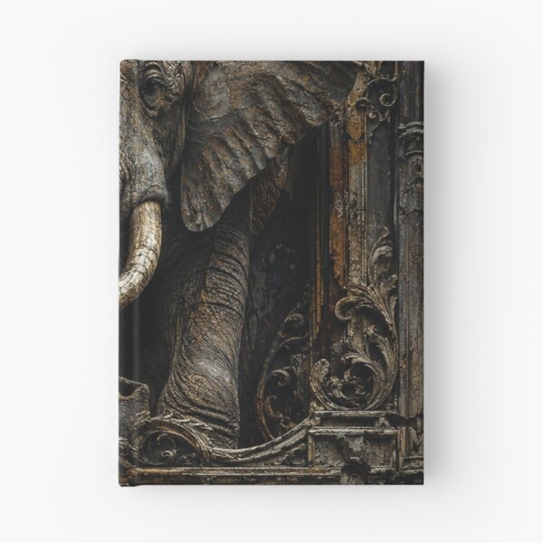 Item preview, Deep Work Engineer The Craft Endures Elephant Stone Relief Industrial Office Art designed and sold by SavannaStrikes.