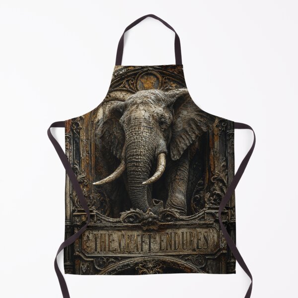 Item preview, Deep Work Engineer The Craft Endures Elephant Stone Relief Industrial Office Art designed and sold by SavannaStrikes.