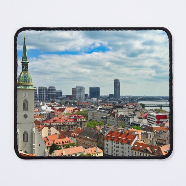 Item preview, Bratislava Skyline from Castle Bratislava, Bratislava cityscape, cathedral St. Martin, Downtown Bratislava, Slovakia designed and sold by goceris.