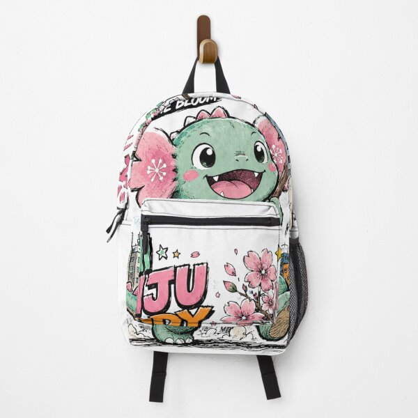 Item preview, Mini Kaiju Buddy – Cute Sakura Monster Streetwear Design designed and sold by BadMary.