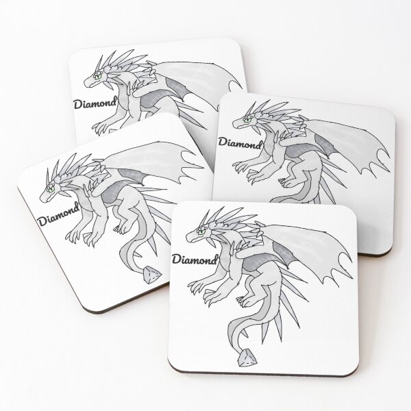 Item preview, Diamond Birthstone dragon  designed and sold by Lux Dragons Emporium.
