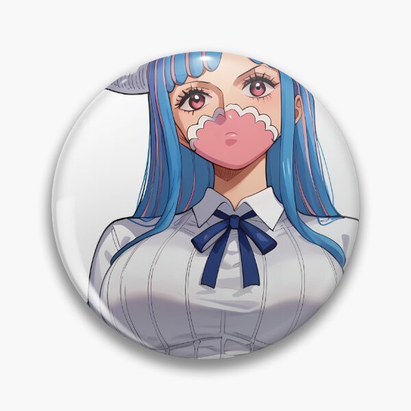 Item preview, Ulti One Piece Elegant Uniform Pink Mask Anime Girl designed and sold by MartyHinson.