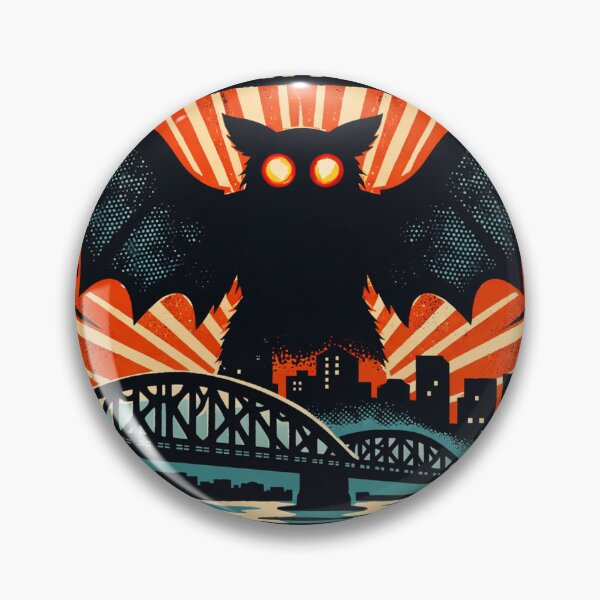 Item preview, Mothman Sighting Stay Back designed and sold by PrintSmithArt.