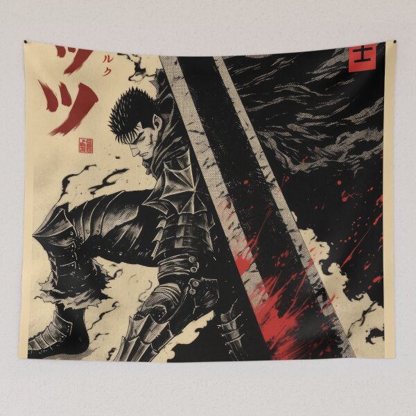 Item preview, Black Knight Big Sword Duotone designed and sold by AnimeArsenalPrints.