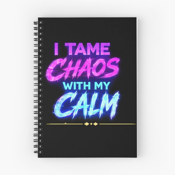 Item preview, I tame chaos with my calm (Cyberpunk ver) designed and sold by MaxDreamsArt.