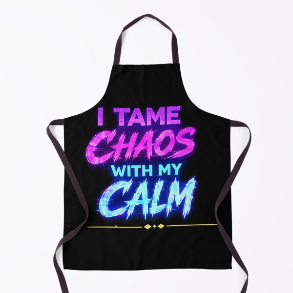 Item preview, I tame chaos with my calm (Cyberpunk ver) designed and sold by MaxDreamsArt.