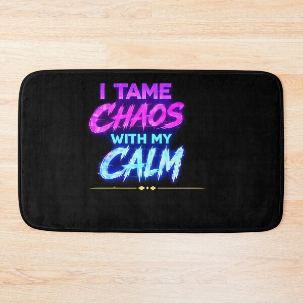 Item preview, I tame chaos with my calm (Cyberpunk ver) designed and sold by MaxDreamsArt.