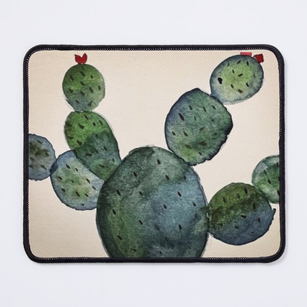 Item preview, Prickly Pear Cactus Painting designed and sold by PaperCrafte.