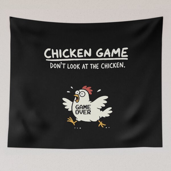 Item preview, Funny Chicken Game Over Gaming Humor Cartoon Design designed and sold by w1ckerman.