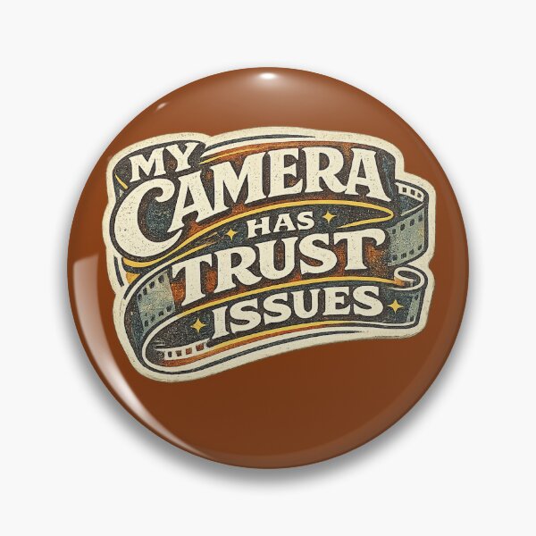 Item preview, My Camera Has Trust Issues Funny Film Photography Shirt designed and sold by Golden Era Studio.