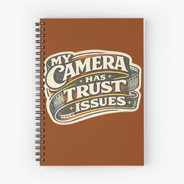 Item preview, My Camera Has Trust Issues Funny Film Photography Shirt designed and sold by Golden Era Studio.