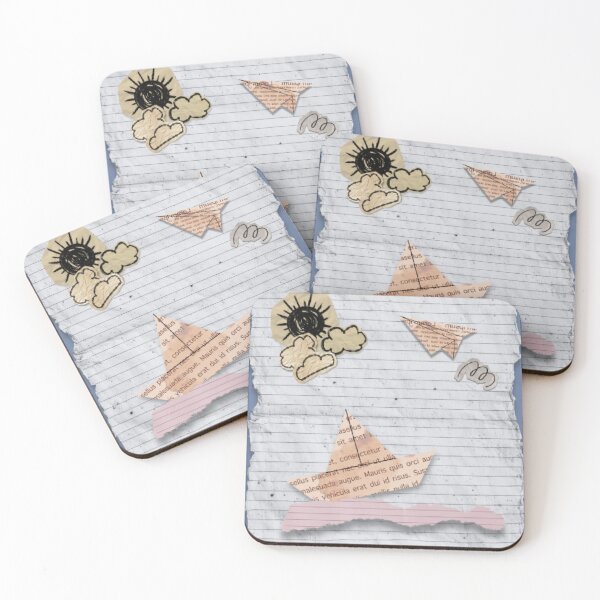 Item preview, Paper Airplane and Sailboat Collage designed and sold by PaperCrafte.