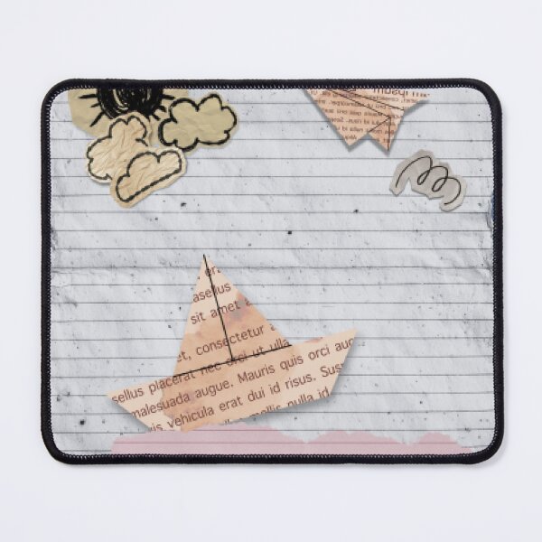 Item preview, Paper Airplane and Sailboat Collage designed and sold by PaperCrafte.