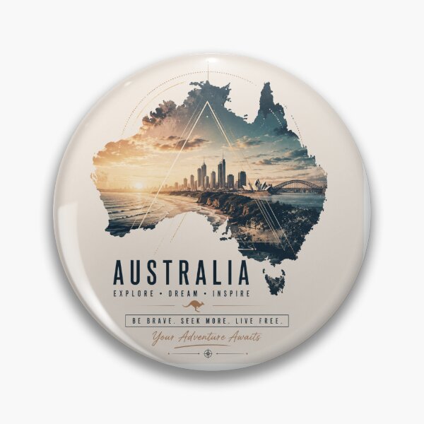 Item preview, Australia – Explore • Dream • Inspire designed and sold by SummitTrails.