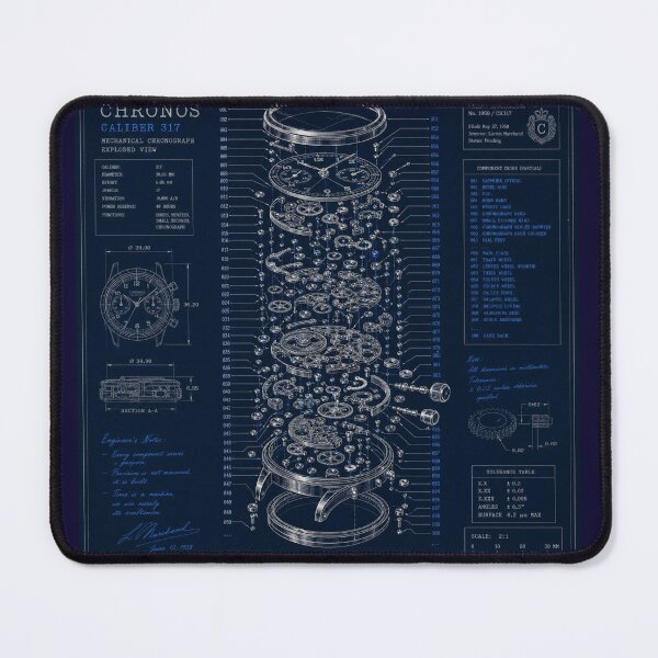 Item preview, Blueprint | Vintage Technical Drawing Graphic T-Shirt for Designers & Engineers designed and sold by rushaib.