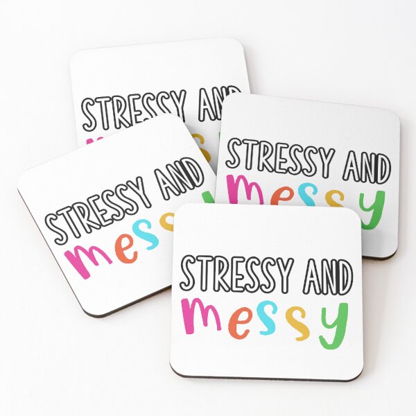 Item preview, Stressy and Messy designed and sold by AmyDesignsCo.