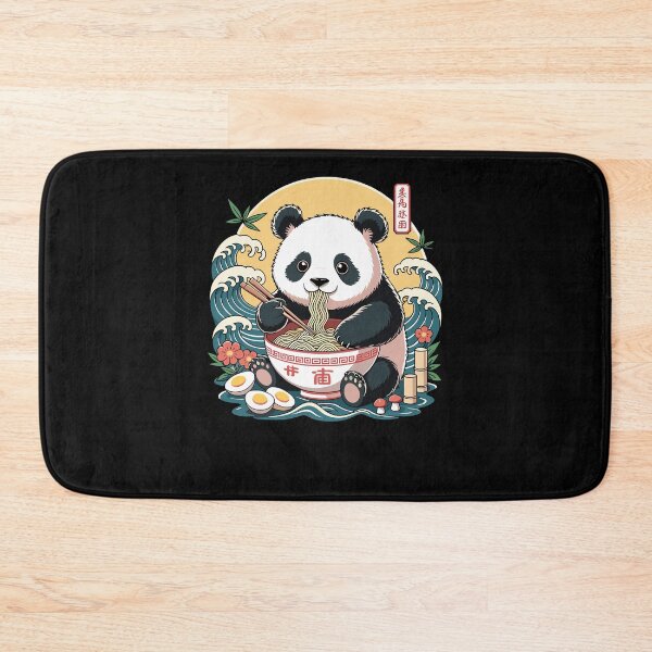 Item preview, Ramen Panda Kawaii Noodles Anime Ocean Waves designed and sold by ShirTomDesigns.