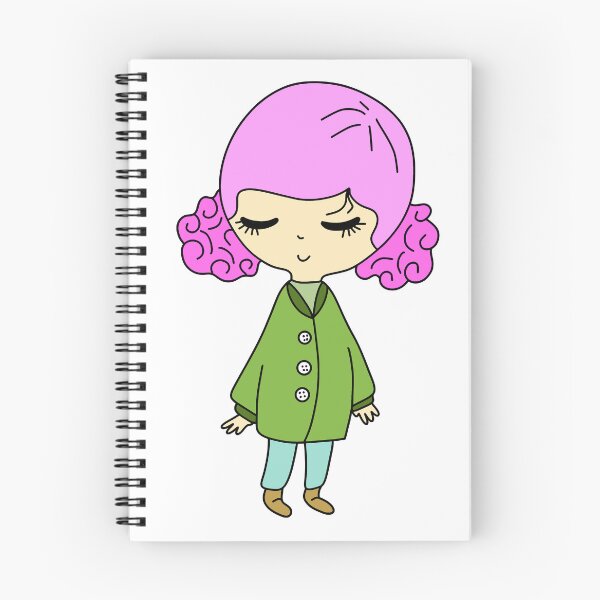 Item preview, Pink Curly Hair Girl designed and sold by JBHelen.