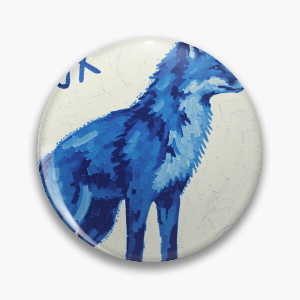 Item preview, Impressionist Blue Fox Painting designed and sold by FernYouFable.