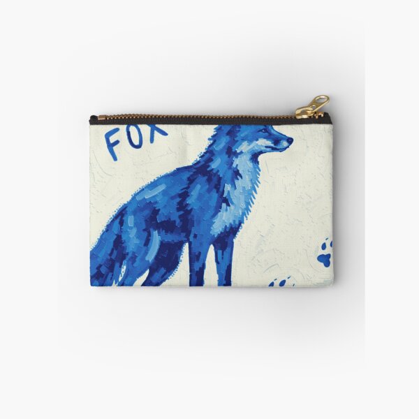 Item preview, Impressionist Blue Fox Painting designed and sold by FernYouFable.
