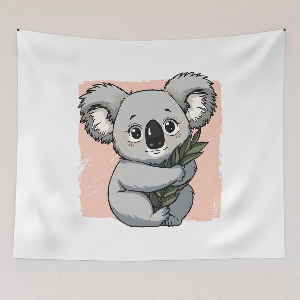 Item preview, Cute Kawaii Koala Sticker | Adorable Cartoon Koala Bear Illustration designed and sold by dreamz-world.