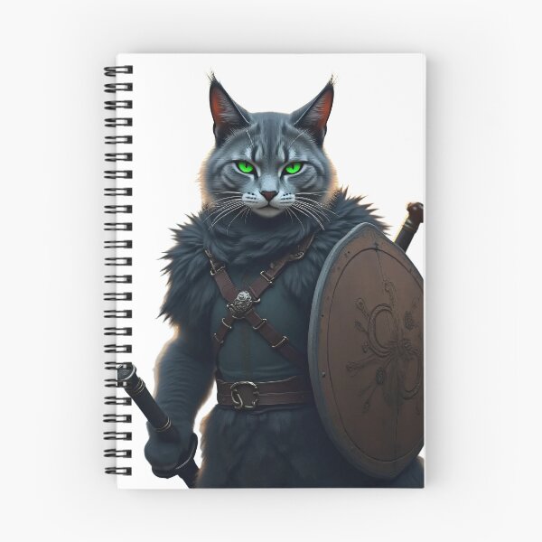 Item preview, Forest Guardian Warrior Cat | Fantasy Cat Knight designed and sold by Flownow.