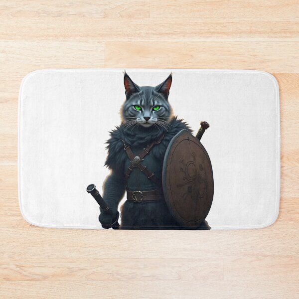 Item preview, Forest Guardian Warrior Cat | Fantasy Cat Knight designed and sold by Flownow.