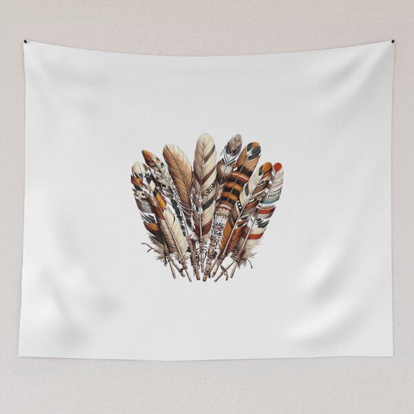 Item preview, Southwest Native American Indian Feather Art designed and sold by Gbriel3.