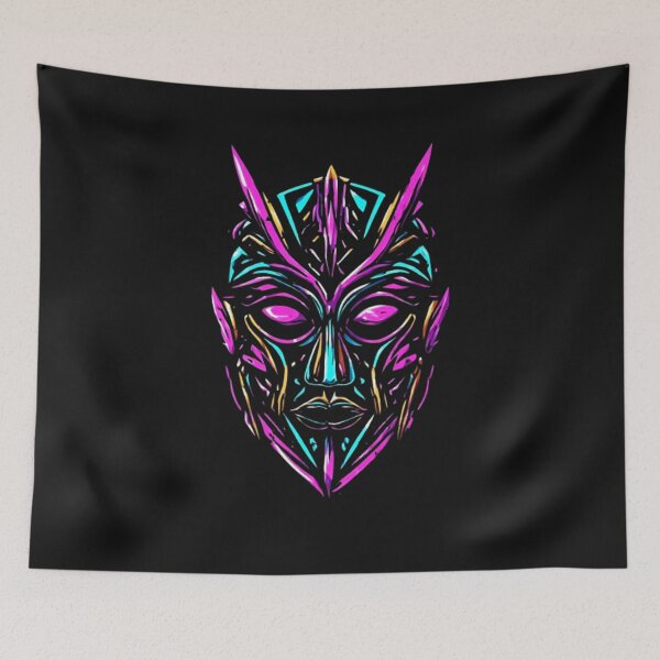 Item preview, Neon Echoes - Rave Mask_03 designed and sold by Shift-Bloom.
