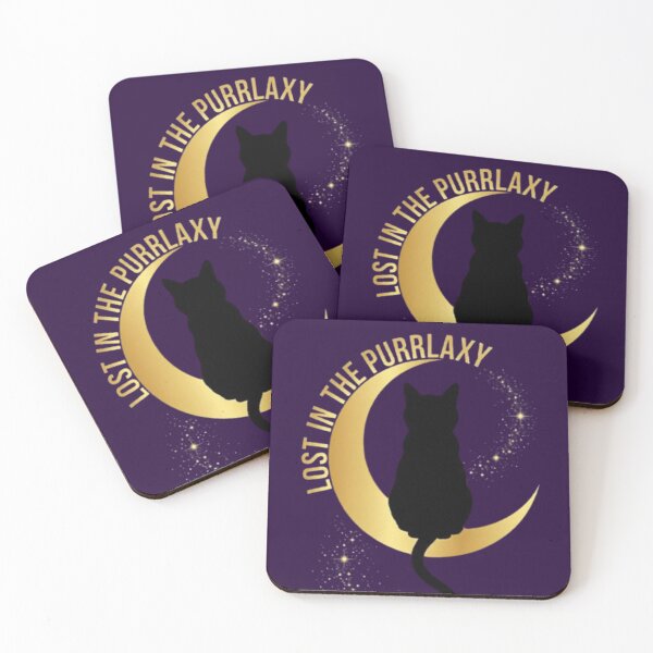 Item preview, Lost in the Purrlaxy | Cosmic Black Cat Moon T-Shirt | Celestial Cat Lover Gift | Galaxy Night Sky Illustration | Magical Feline Design designed and sold by HopeAndHustle.