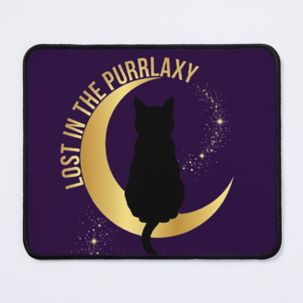 Item preview, Lost in the Purrlaxy | Cosmic Black Cat Moon T-Shirt | Celestial Cat Lover Gift | Galaxy Night Sky Illustration | Magical Feline Design designed and sold by HopeAndHustle.