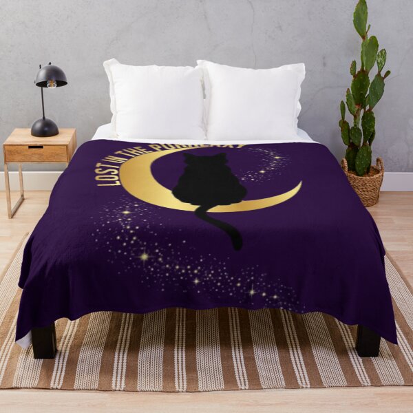 Item preview, Lost in the Purrlaxy | Cosmic Black Cat Moon T-Shirt | Celestial Cat Lover Gift | Galaxy Night Sky Illustration | Magical Feline Design designed and sold by HopeAndHustle.