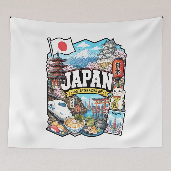 Item preview, Japan Adventure Culture Graphic Tee designed and sold by AtuqStudio.