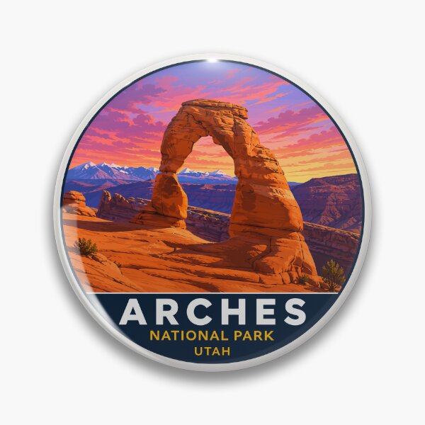 Item preview, Canyonlands National Park Utah Retro Badge designed and sold by Gideon Emmerich.