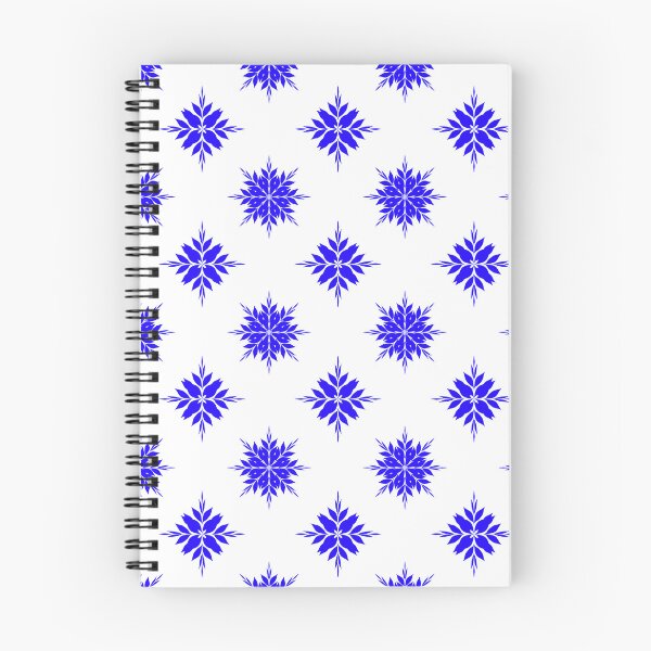Item preview, Royal Blue Star Floral Minimal Seamless Pattern on White Background designed and sold by Ei-Ei.