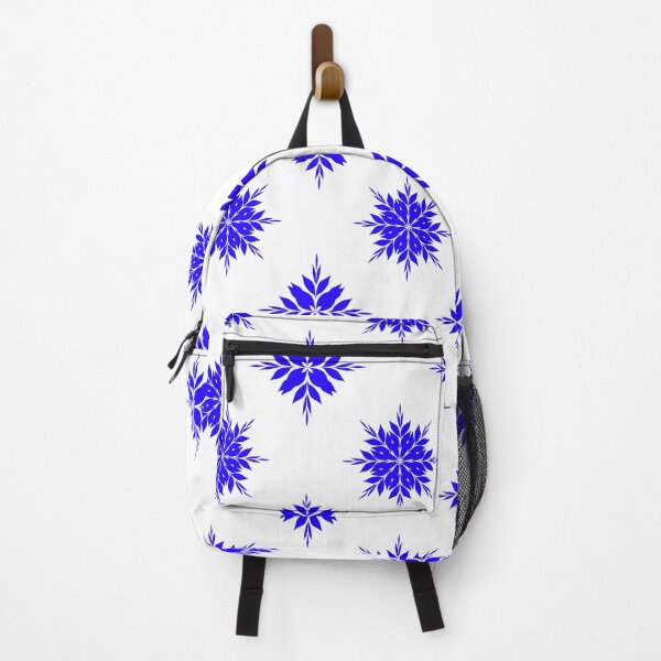 Item preview, Royal Blue Star Floral Minimal Seamless Pattern on White Background designed and sold by Ei-Ei.