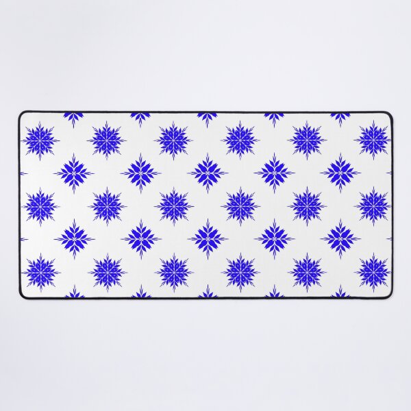 Item preview, Royal Blue Star Floral Minimal Seamless Pattern on White Background designed and sold by Ei-Ei.