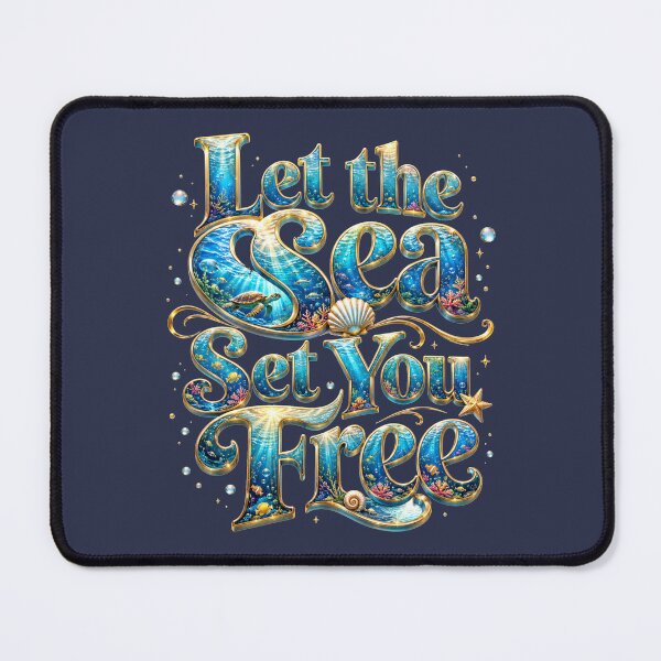 Item preview, Let the Sea Set You Free designed and sold by HeyFajnaLinja.