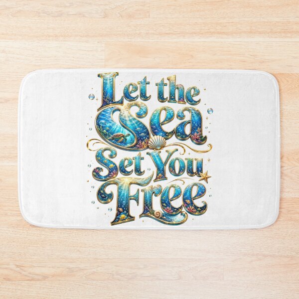 Item preview, Let the Sea Set You Free designed and sold by HeyFajnaLinja.
